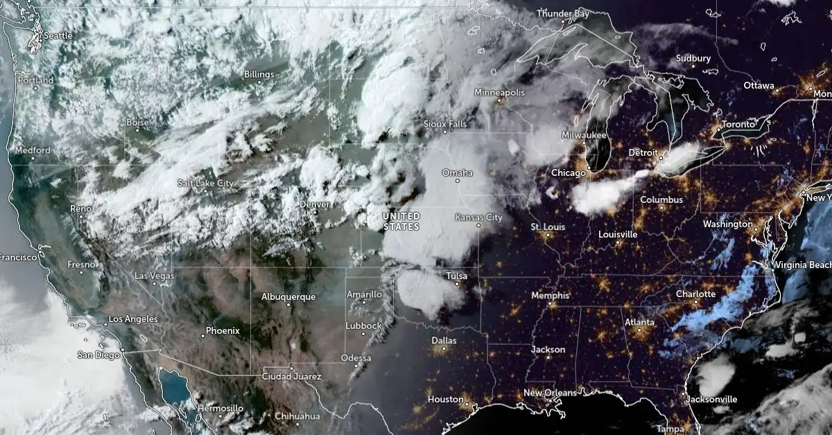 noaa goes east satellite image us 0030 utc on may 20 2024