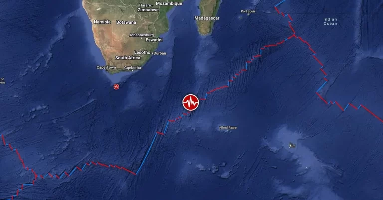 prince edward island region m6.2 earthquake may 31 2024 location map