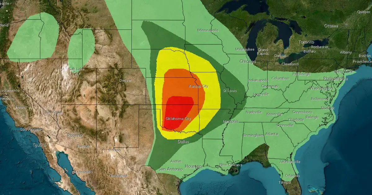 usa categorical outlook for may 6 2024 sat view