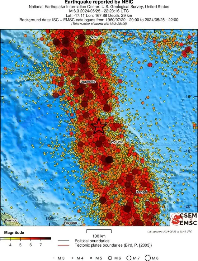 vanuatu m6.3 earthquake may 25 2024 emsc rs