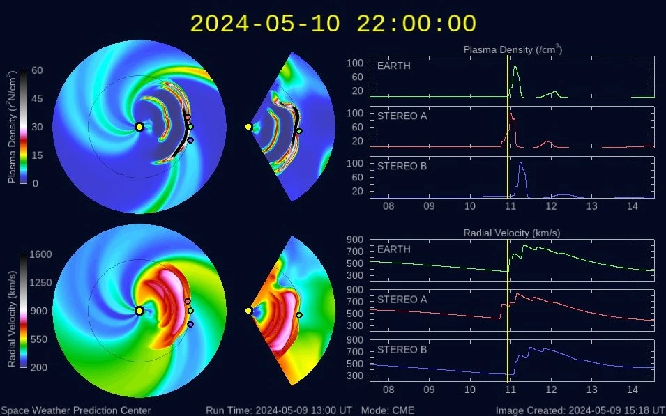 wsa enlil cme mode 22z may 10 2024