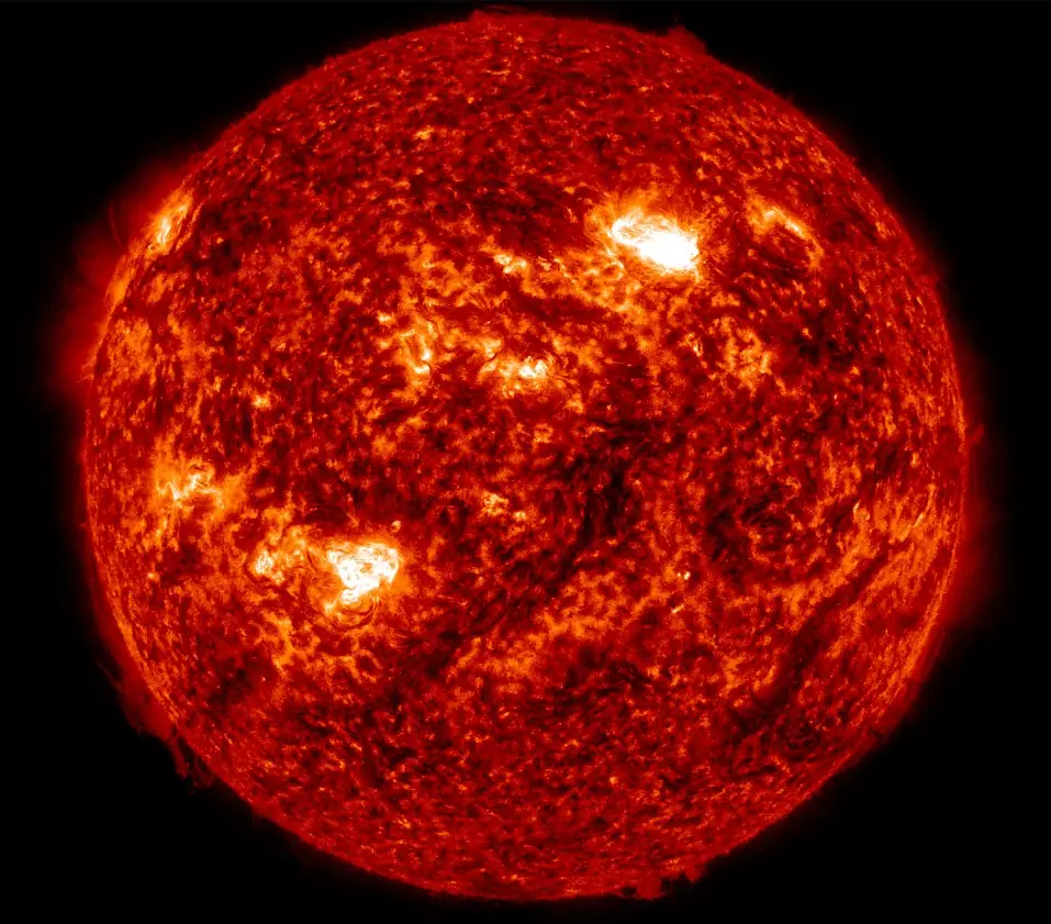 x1.3 solar flare region 3663 may 5 2024 at 0601 UTC aia 304