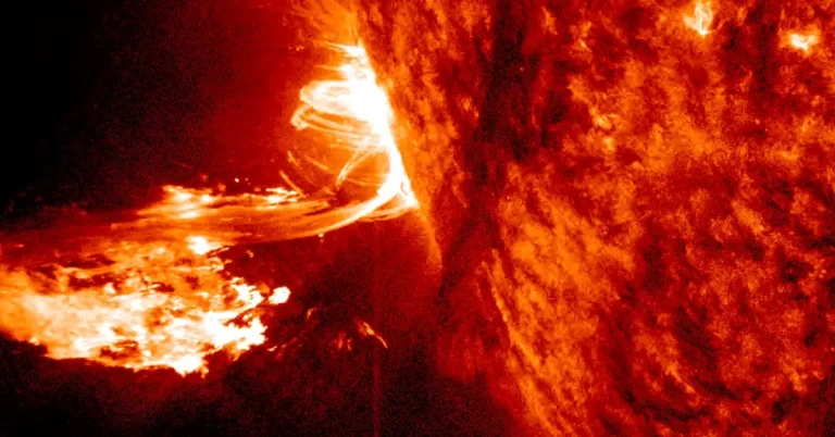 x2.8 solar flare may 27 2024 close up sdo aia 304