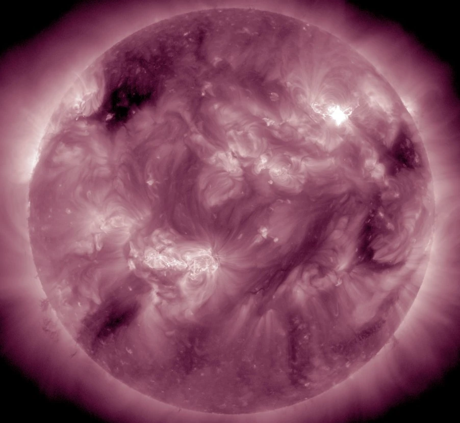 x4.5 solar flare may 6 2024 0634 utc aia 211