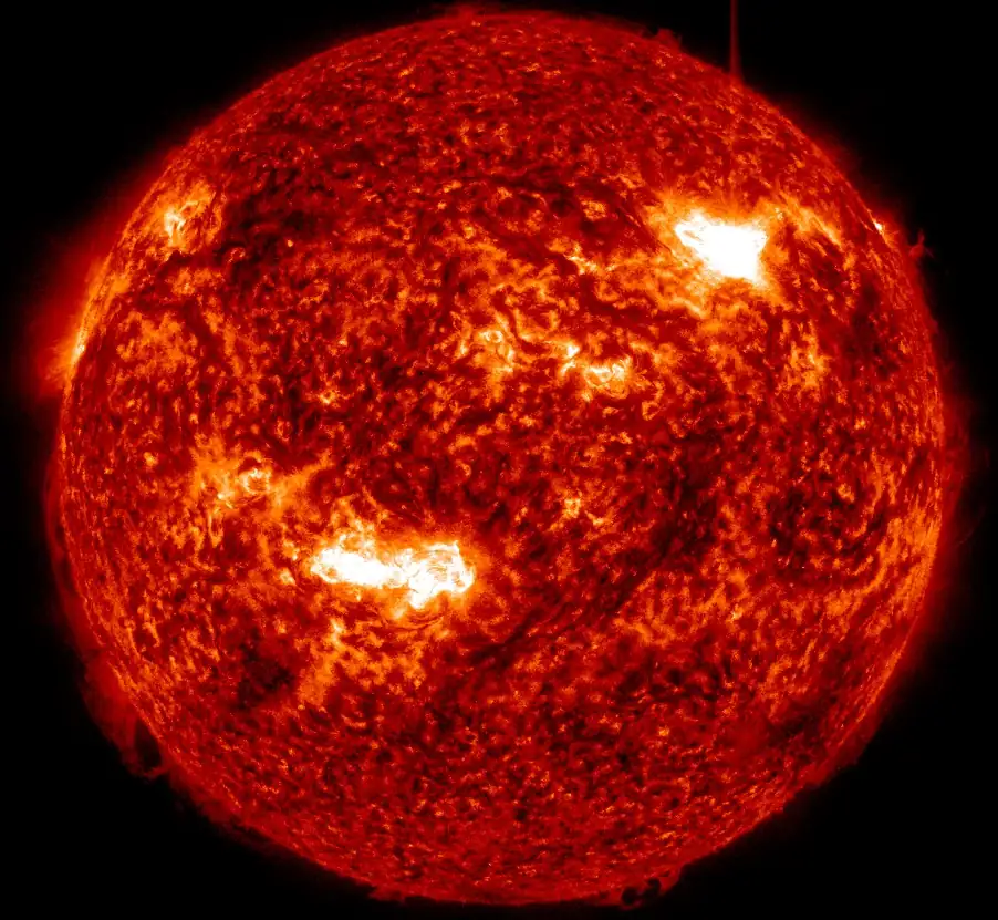 x4.5 solar flare may 6 2024 0634 utc aia 304