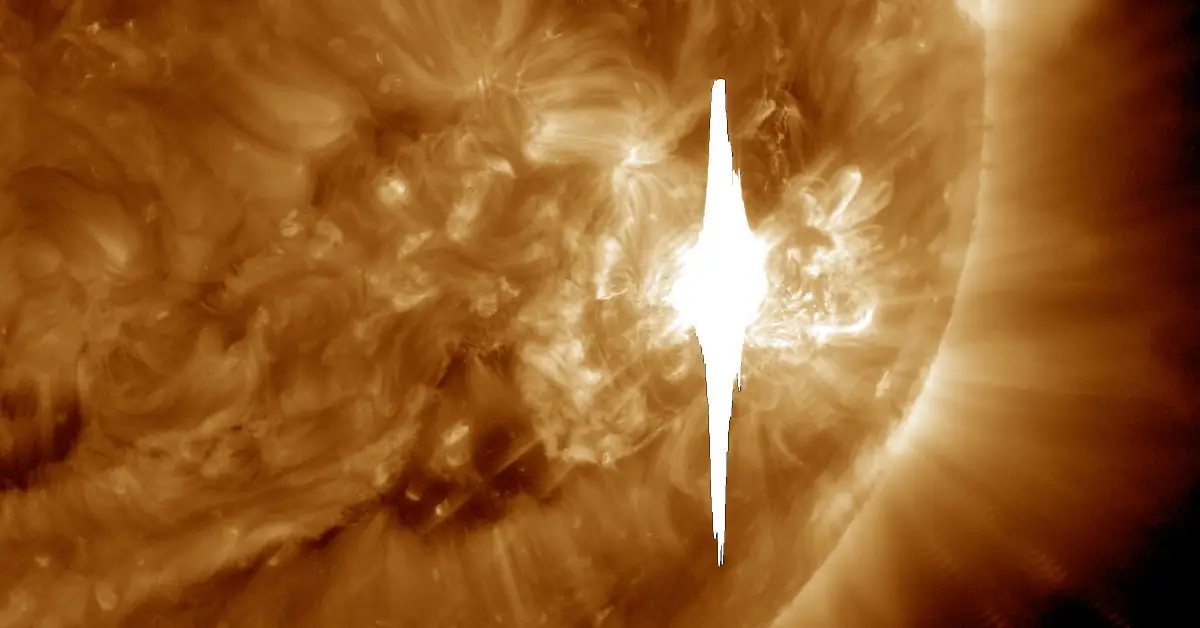 x5.8 solar flare may 11 2024 aia 211 f