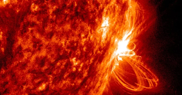 x8.7 solar flare sdo aia 304 at 1653 utc on may 14 2024 f