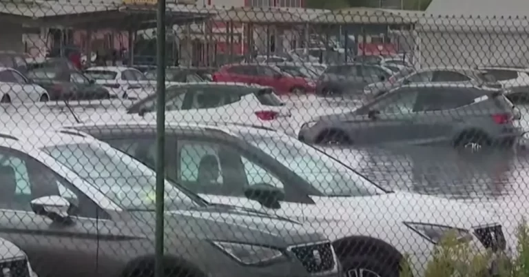 Torrential rains cause flooding in Mallorca airport, Spain
