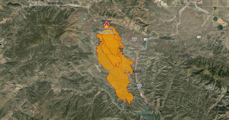 post fire june 16 2024 satellite image and map f