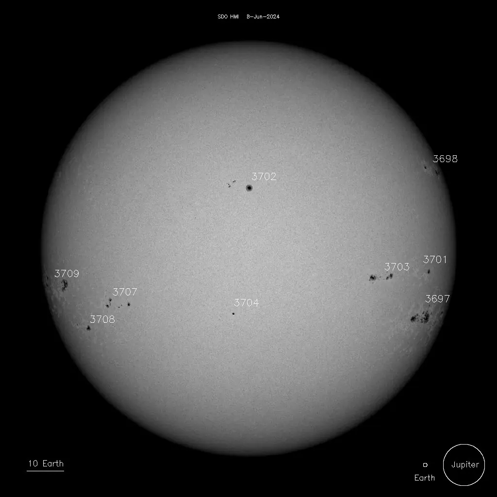sunspots on june 8 2024