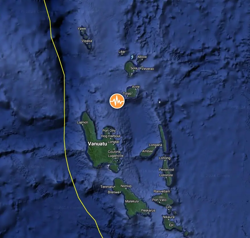 vanuatu m6.3 earthquake june 24 2024 location map bgz