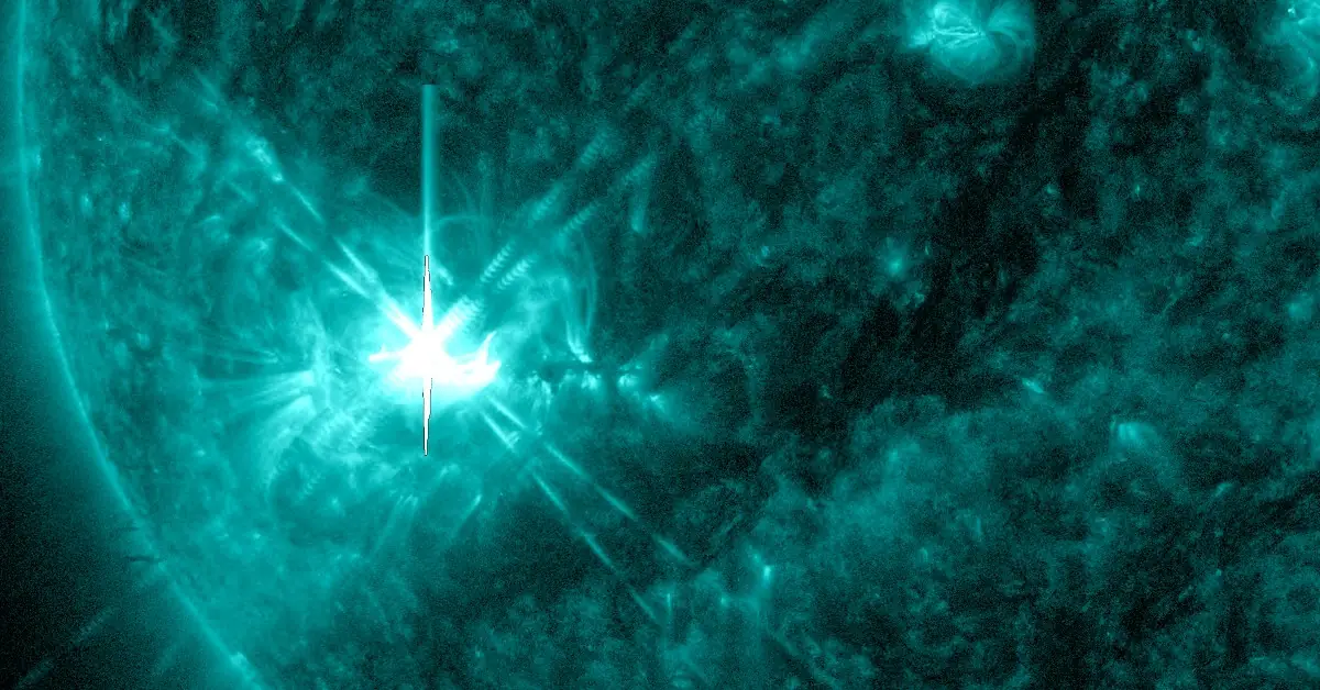x1.1 solar flare may 31 2024 aia 131