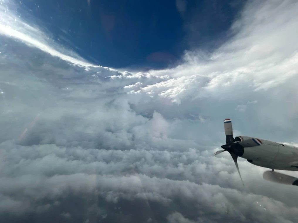 Hurricane Hunters fly into the eye of Category 5 Hurricane Beryl a