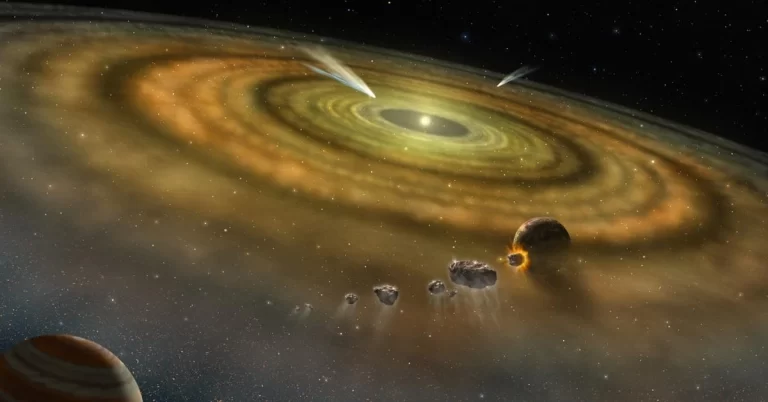 Space telescopes reveal massive asteroid collision in Beta Pictoris