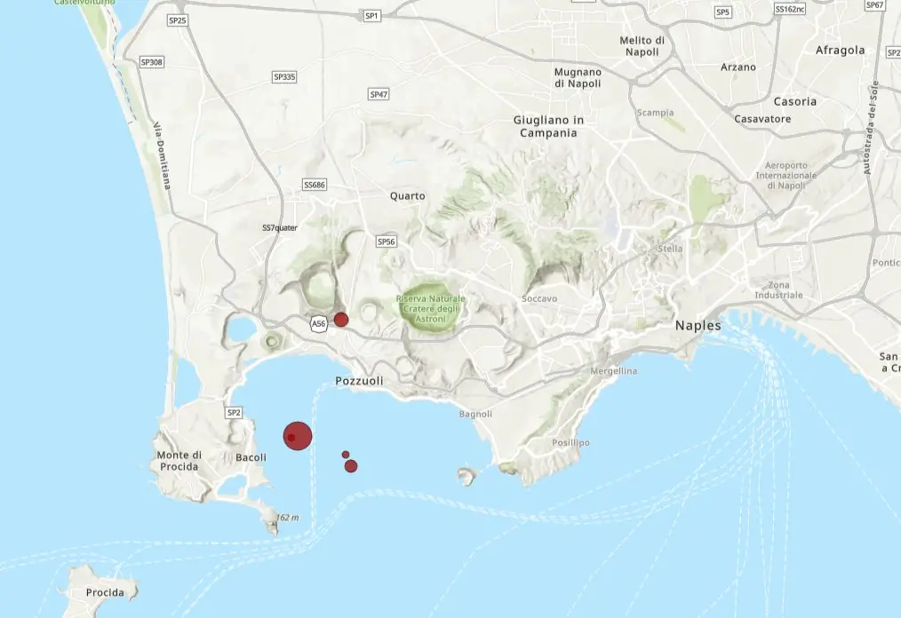 campi flegrei italy eq swarm july 26 2024 ingv bg