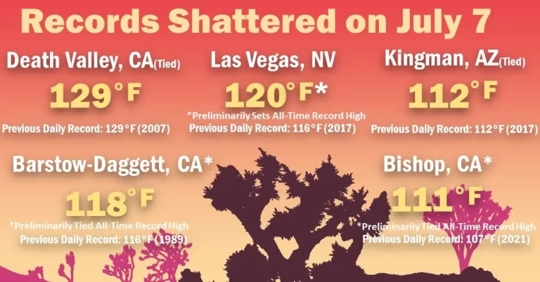 las vegas nevada records shattered on july 7 2024