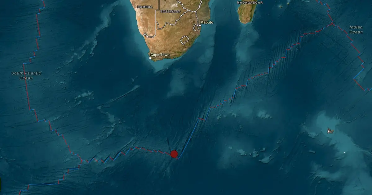 m6.7 earthquake south of africa july 10 2024