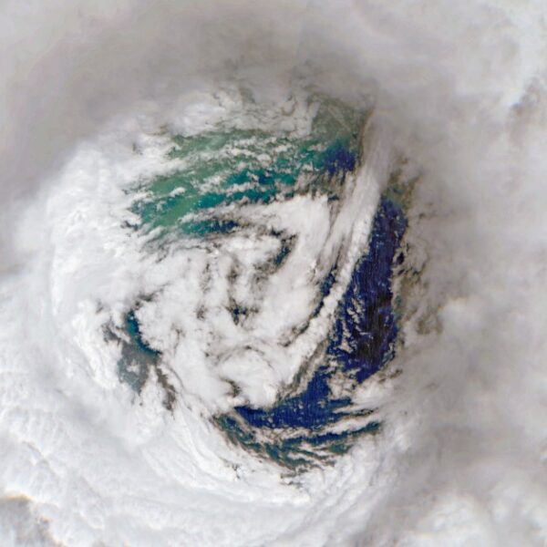 the eye of hurricane beryl on july 1 2024