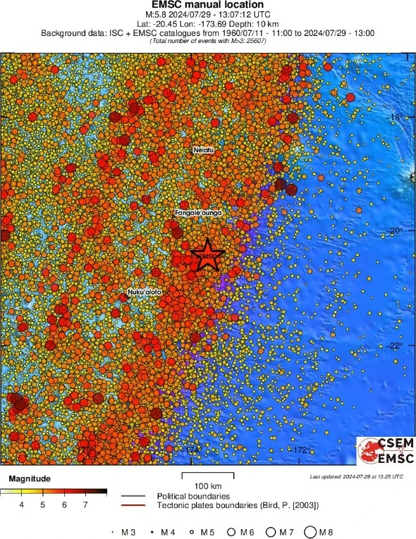 tonga m6.0 earthquake july 29 2024 emsc rs