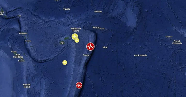tonga m6.0 earthquake july 29 2024 location map