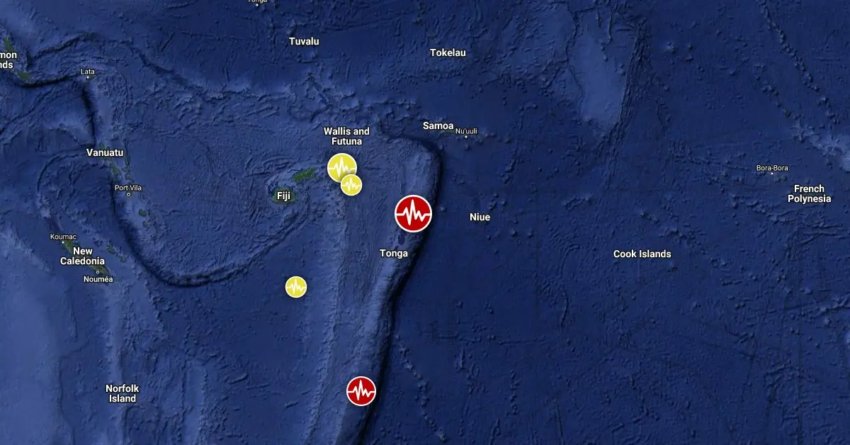 tonga m6.0 earthquake july 29 2024 location map