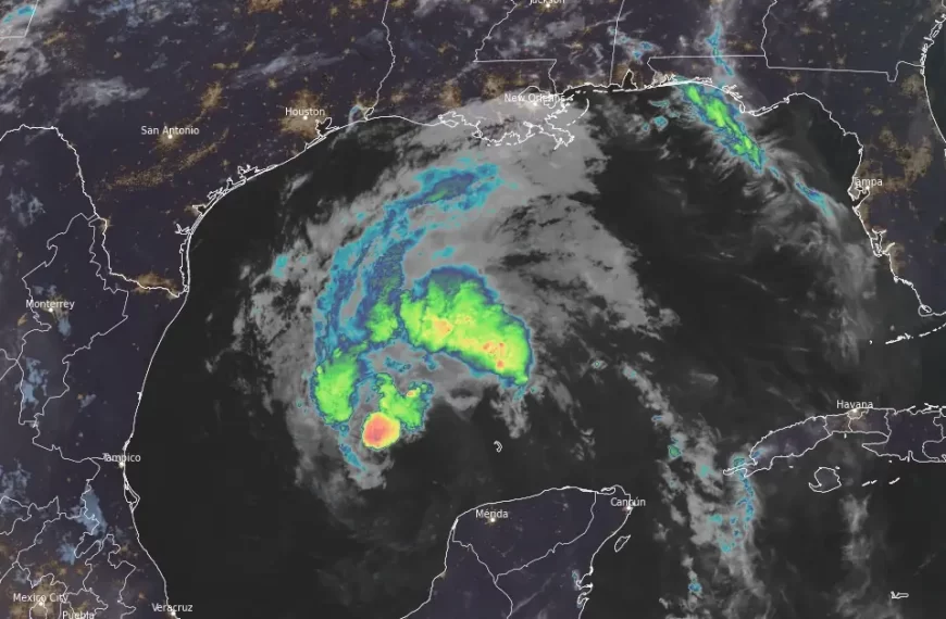 tropical storm beryl 1120 utc on july 6 2024 goes-east satellite image
