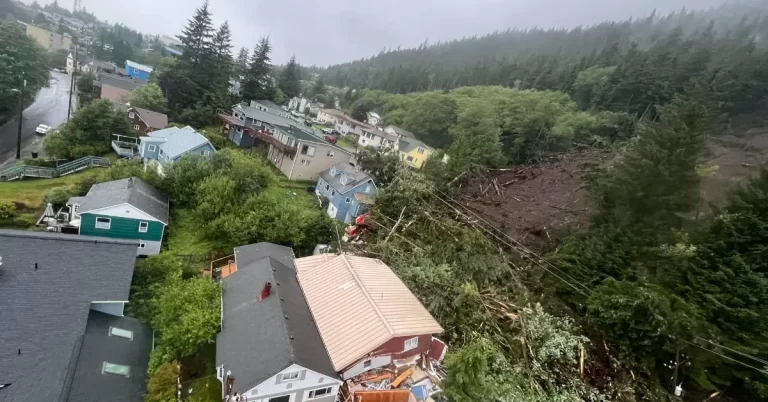 Emergency declared in Ketchikan as major landslide claims one life and leaves 3 injured, Alaska august 2024