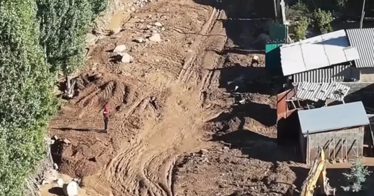Mudflows impact 497 buildings in Issyk-Kul district, Kyrgyzstan august 18 2024