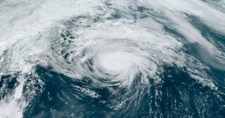 hurricane ernesto at 1650 utc on august 19 2024