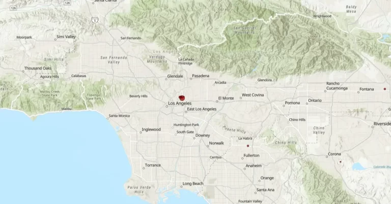 m4.4 los angeles california earthquake august 12 2024 location map f
