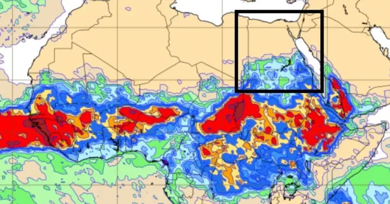 total accumulated rainfall aug 3 - 7 2024 africa