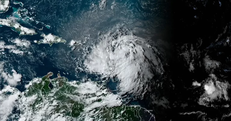 tropical storm ernesto 21z august 12 2024 satellite image
