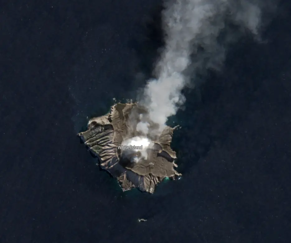 white island volcano august 12 2024 sentinel-2 satellite image bg