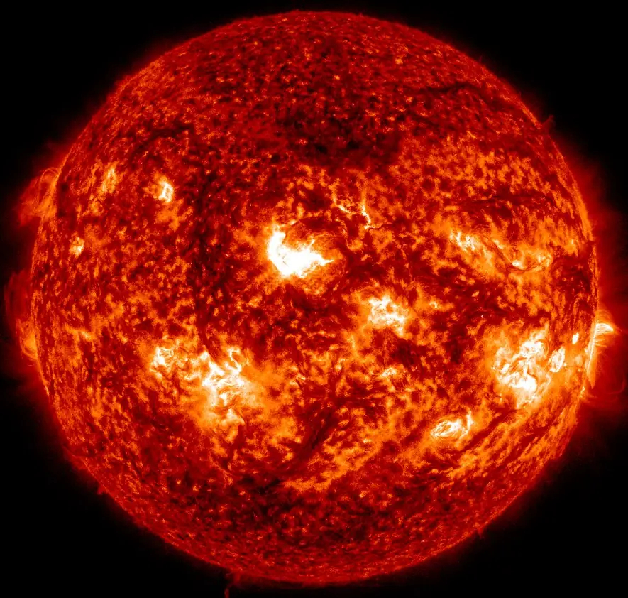 x1.1 solar flare august 14 2024 sdo aia 304 0634utc