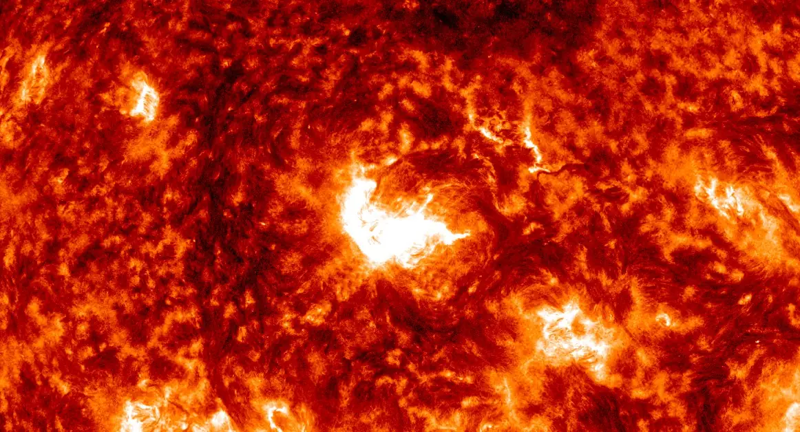 x1.1 solar flare august 14 2024 sdo aia 304 f