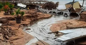 6 months' worth of rain hits the Black Sea coast of eastern Romania, causing severe flooding august 2024