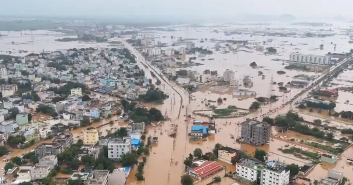Death toll rises to 28 as heaviest rains in 50 years batter Andhra Pradesh and Telangana, India september 2024