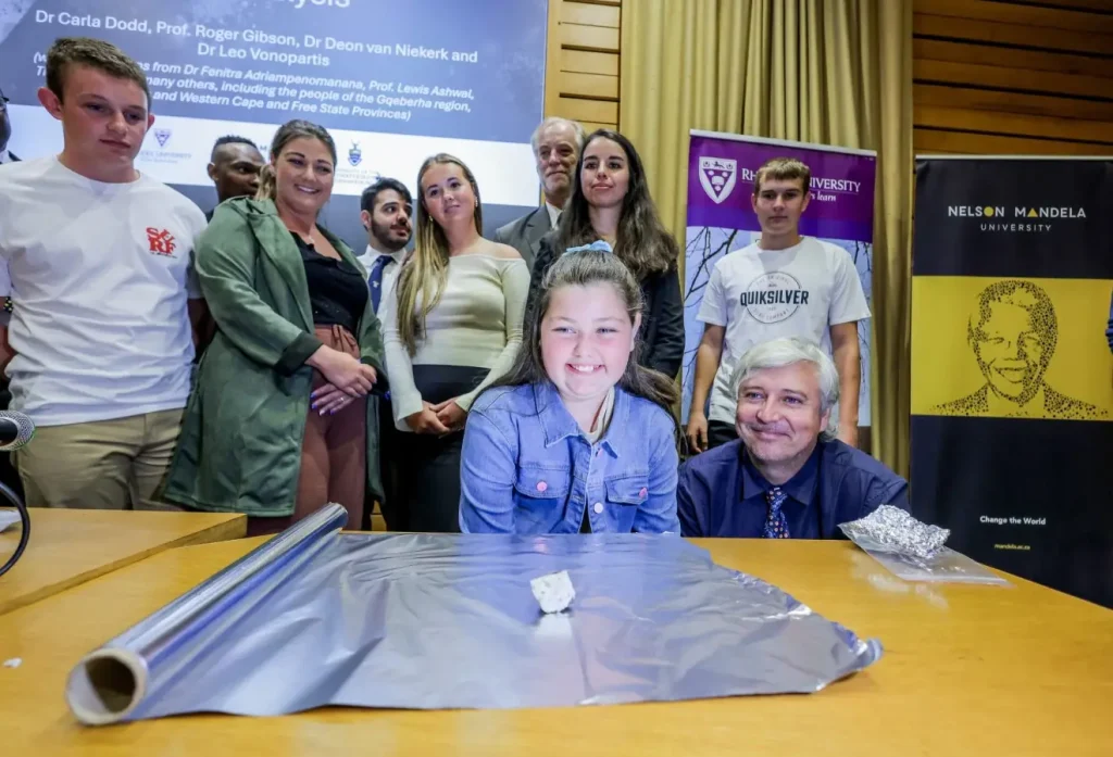 Nqweba Meteorite - found by Elize du Toit - South Africa - August 2024