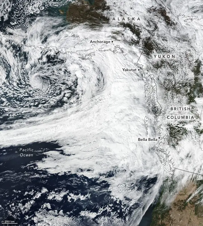 atmospheric river satellite image suomi npp viirs eo