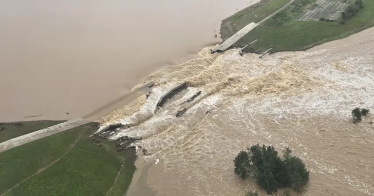 dam failure topola reservoir poland september 16 2024