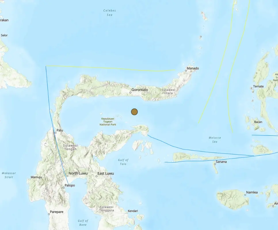 m6.0 earthquake sulawesi indonesia september 23 2024 location map bg