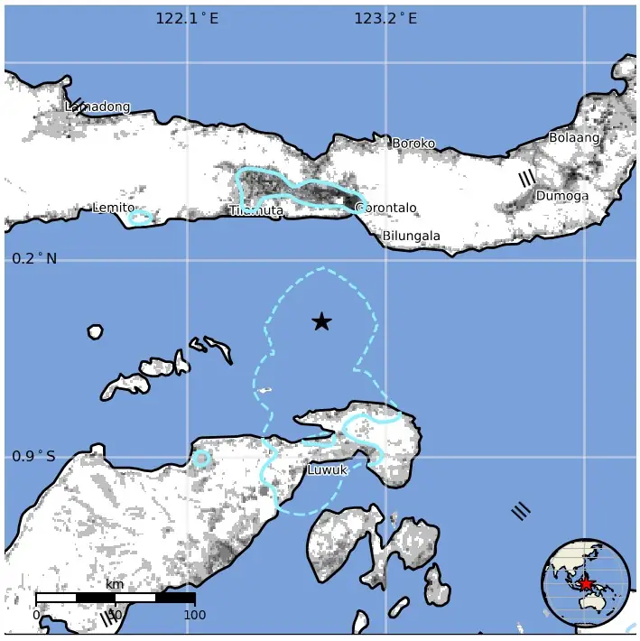 m6.0 earthquake sulawesi indonesia september 23 2024 usgs epe