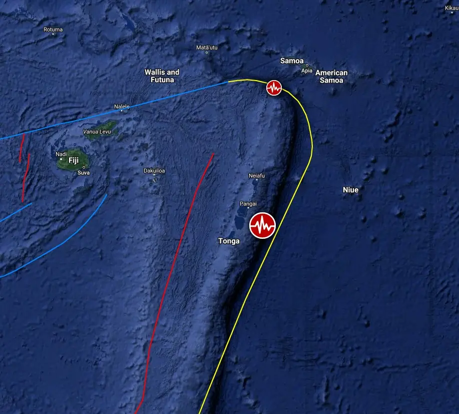 m6.0 tonga earthquake september 7 2024 location map bg