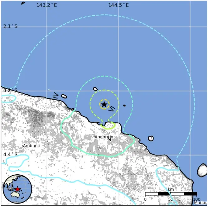 m6.2 earthquake papua new guinea september 5 2024 usgs epe