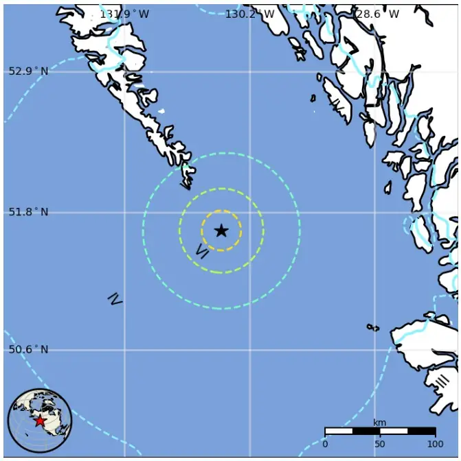 queen charlotte region earthquake m6.5 september 15 2024 epe