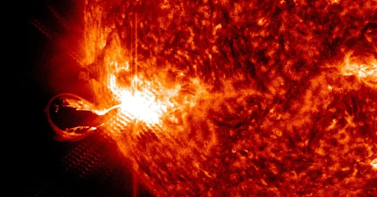 x4.5 solar flare september 14 2024 sdo aia 304 f