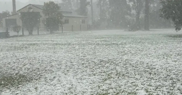 Giant hail strikes NSW on October 28, 2024