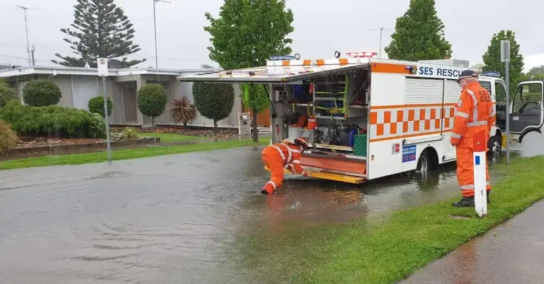 SES Geeong unit after severe thunderstorms that ravaged South Australia from October 17 to 18, 2024
