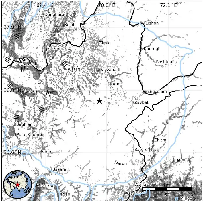 afghanistan m5.9 earthquake october 16 2024 usgs epe