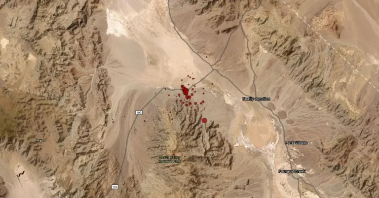 death valley california earthquake swarm 7 days to october 28 2024 f